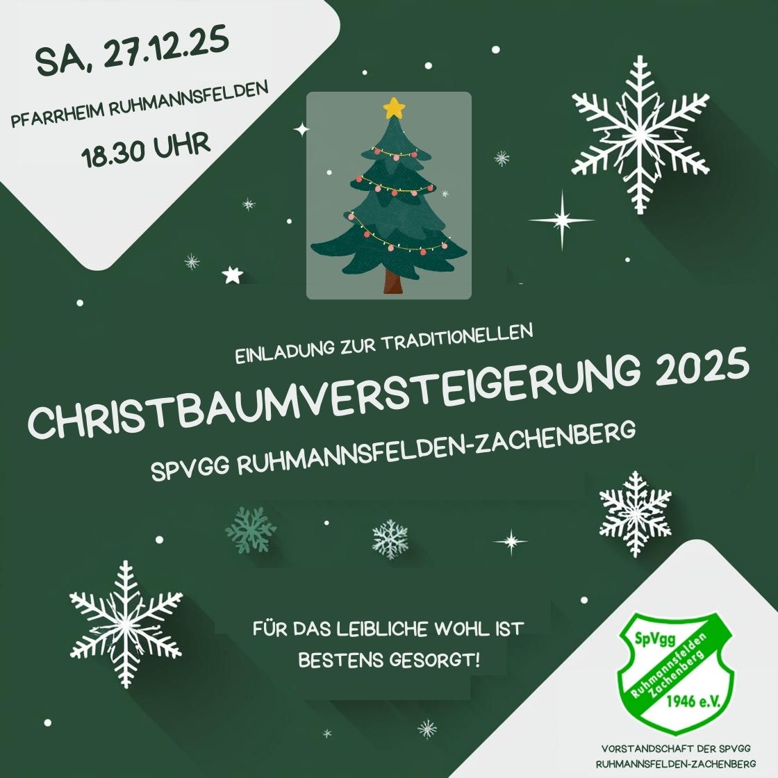 Christbaumversteigerung 2025